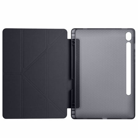 Samsung Galaxy Tab S9 FE 11 Inc SM-X610 Üçgen Katlanabilir Kalemlikli Yatay Dikey Standlı Kılıf