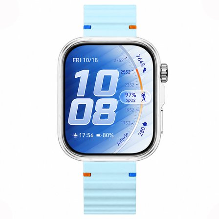 Huawei Watch Fit 5 Pro İle Uyumlu Dalga Desenli Tokalı Yumuşak Soft Silikon Kordon