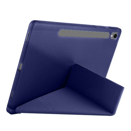 Samsung Galaxy Tab S10 FE 11 Inc SM-X520 Üçgen Katlanabilir Kalemlikli Yatay Dikey Standlı Kılıf