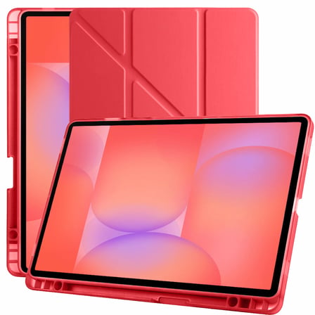 Samsung Galaxy Tab S10 Lite 11 Inc SM-X400 Üçgen Katlanabilir Kalemlikli Yatay Dikey Standlı Kılıf