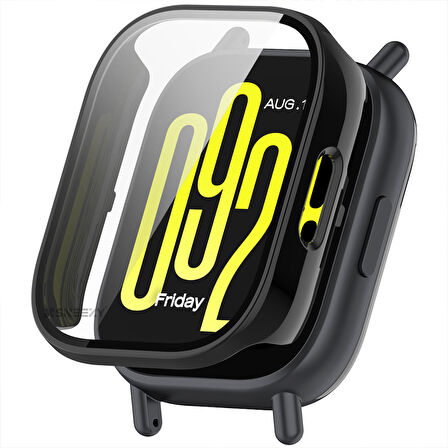 Redmi Watch 5 Active Kasa Uyumlu Kılıf Sert PC Kasa ve Ekran Koruyucu Kılıf