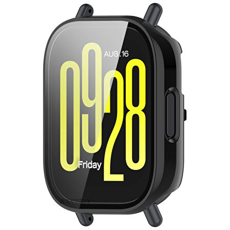Redmi Watch 5 Active Kasa Uyumlu Kılıf Sert PC Kasa ve Ekran Koruyucu Kılıf