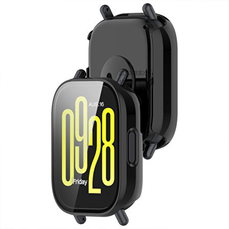 Redmi Watch 5 Active Kasa Uyumlu Kılıf Sert PC Kasa ve Ekran Koruyucu Kılıf