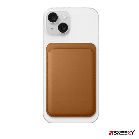 Sneezy İphone 14-14 Plus-14 Pro-14 Pro max Uyumlu Birinci Sınıf Magsafe Cüzdan Magsafe Deri Kartlık