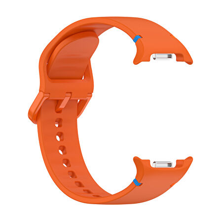 Samsung Galaxy Watch 8 Classic 47mm İle Uyumlu Metal Tokalı Spor Silikon Kordon