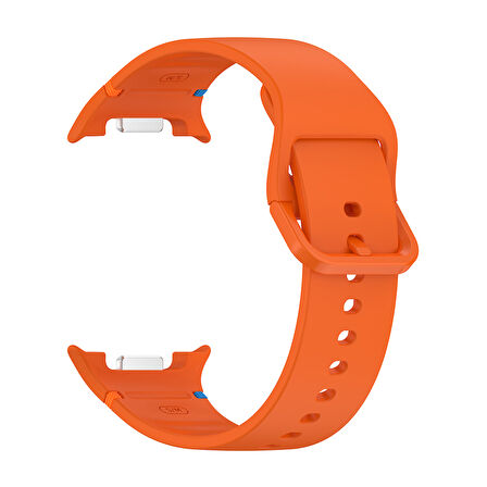 Samsung Galaxy Watch 8 Classic 47mm İle Uyumlu Metal Tokalı Spor Silikon Kordon