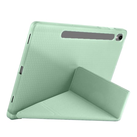Samsung Galaxy Tab S9 FE 11 Inc SM-X610 Üçgen Katlanabilir Kalemlikli Yatay Dikey Standlı Kılıf