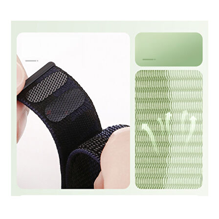 Huawei Watch Fit 4 Fit 4 Pro Fit 3 Uyumlu Ayarlanabilir Cırt Cırtlı Yumuşak Spor Kumaş Örgü Kordon