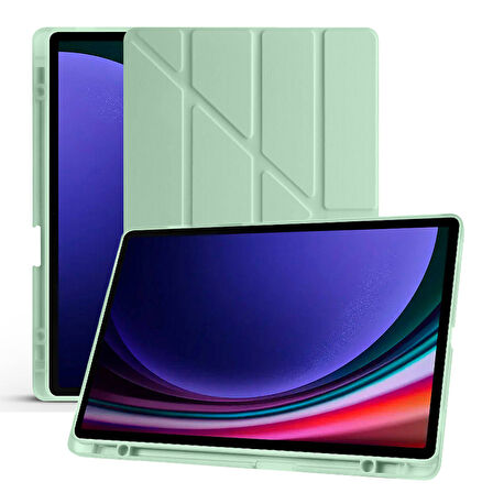 Samsung Galaxy Tab S10 Plus X820 12.4 İnç Katlanabilir Kalemlikli Standlı Akıllı Kılıf