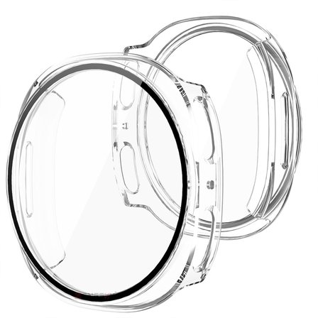 Samsung Galaxy Watch 9 40mm Uyumlu Kılıf Sert PC Kasa ve Ekran Koruyucu Kılıf