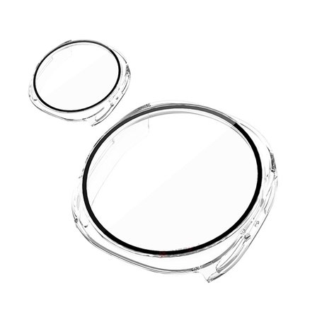 Samsung Galaxy Watch 9 40mm Uyumlu Kılıf Sert PC Kasa ve Ekran Koruyucu Kılıf