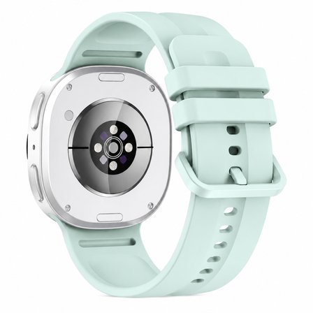 Samsung Galaxy Watch 8 Classic 46mm İle Uyumlu Oluklu Silikon Kordon Ayarlanabilir Spor Saat Kayışı