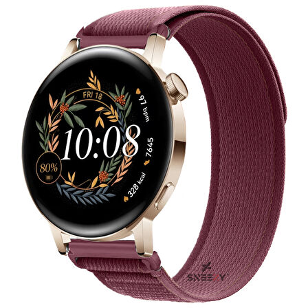 Huawei Watch GT3 42mm Uyumlu 20mm Wander Trail Loop Kordon