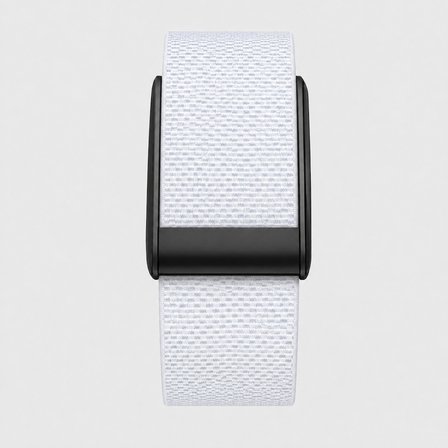Sneezy WHOOP Peak 5.0 ile Uyumlu Nylon Loop Ayarlanabilir Spor Kordon Siyah Metal Kasalı
