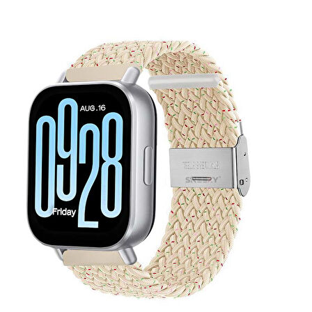 Redmi Watch 5 Active Redmi 5 Lite Uyumlu Kordon Metal Klips Solo Fiberlink Örgü Kordon