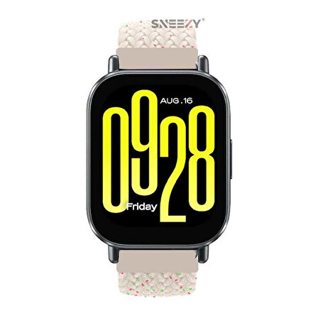 Redmi Watch 5 Active Redmi 5 Lite Uyumlu Kordon Metal Klips Solo Fiberlink Örgü Kordon