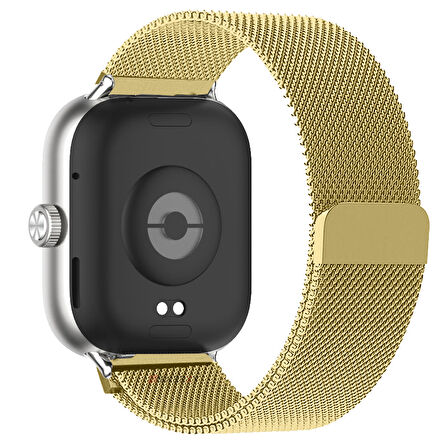 Redmi Watch 5 Active Redmi 5 Lite Uyumlu Kordon Manyetik Milanese Loop Metal Kordon 