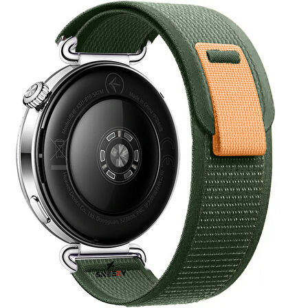 Huawei Watch GT6 41mm Uyumlu Kordon Trail Loop Cırtlı Yumuşak Kumaş Şık Kordon