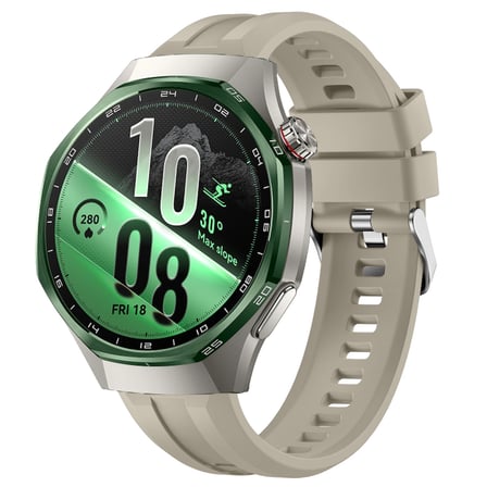 Sneezy Huawei Watch GT7 Pro 46mm İle Uyumlu Spor Silikon Metal Tokalı Soft Saat Kordonu
