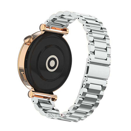 Huawei Watch Gt5 41mm İle Uyumlu Ironweft Paslanmaz Döküm Çelik Metal Kordon