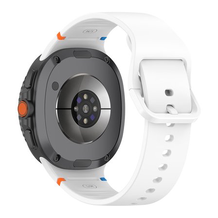 Samsung Galaxy Watch 9 44mm 40mm İle Uyumlu Metal Tokalı Spor Silikon Kordon