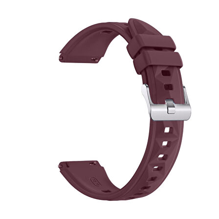 Sneezy Huawei Watch GT4 41mm İle Uyumlu Prism Metal Tokalı Soft Yumuşak Silikon Kordon