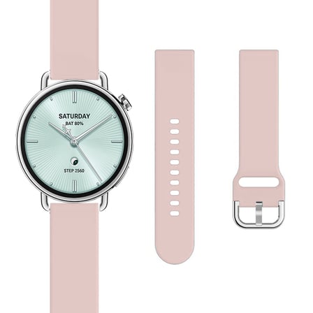 Sneezy Mi Watch S4 41mm İle Uyumlu Yumuşak PureLux Soft Tokalı Silikon Kordon