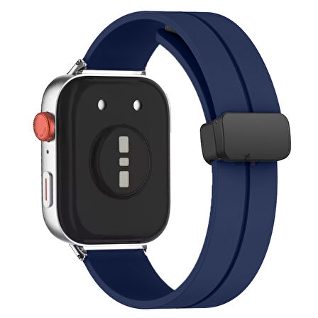 Redmi Watch 5 Active Redmi 5 Lite Uyumlu Kordon Kordon Manyetik Tokalı Yumuşak Soft Silikon Kordon