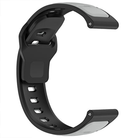Huawei Watch GT6 46mm İle Uyumlu Çift Renkli Spor Silikon Kordon Nefes Alabilir Konforlu