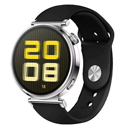 Sneezy Huawei Watch GT5 41mm İle Uyumlu A Kalite Yumuşak PureLux Soft Silikon Kordon