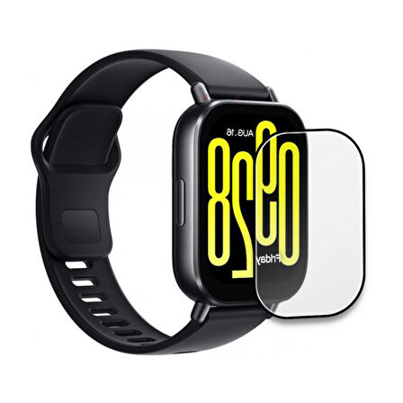 Sneezy Xiaomi Redmi Watch 5 Active Uyumlu Polymer Temperli Nano 0.5 mm Watch Ekran Koruyucu