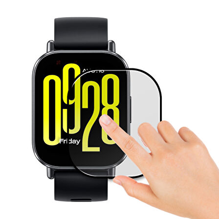 Sneezy Xiaomi Redmi Watch 5 Active Uyumlu Polymer Temperli Nano 0.5 mm Watch Ekran Koruyucu
