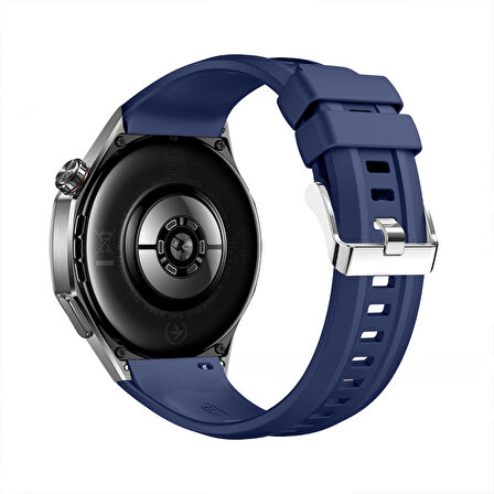 Huawei Watch GT6 Pro 46mm İle Tam Uyumlu Kordon Metal Tokalı Yumuşak Silikon Kordon Kayış