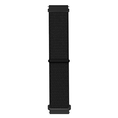 Huawei Watch GT6 Pro 46mm İle Uyumlu Ayarlanabilir Cırt Cırtlı Yumuşak Spor Kumaş Örgü Kordon