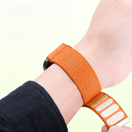 Apple Watch 42mm 44mm 45mm S10 46mm Ultra 49mm İle Uyumlu Naylon Spor Loop Kordon Rahat Dayanıklı