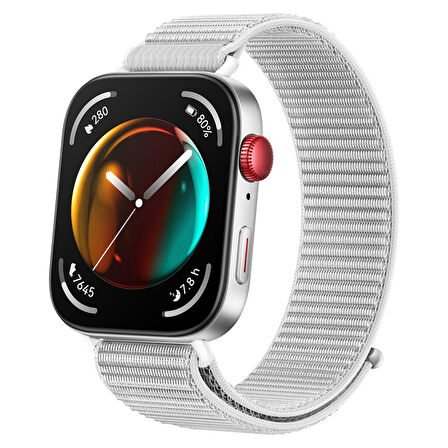 Huawei Watch Fit 4 Fit 4 Pro Fit 3 Uyumlu Ayarlanabilir Cırt Cırtlı Yumuşak Spor Kumaş Örgü Kordon