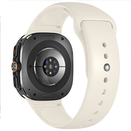 Samsung Galaxy Watch 8 44mm 40mm İle Uyumlu Klasik PureLux Soft Silikon Kordon