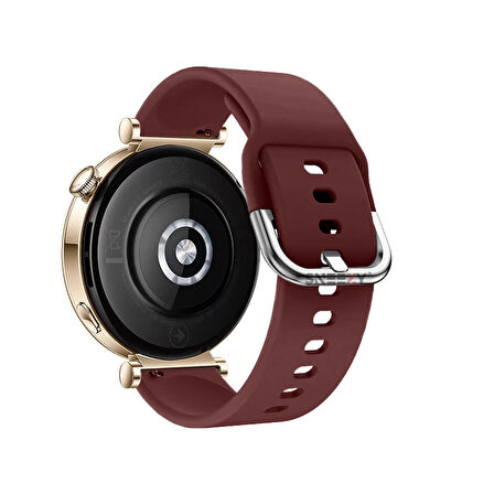 Huawei Watch GT5 41mm İle Uyumlu A Kalite Yumuşak PureLux Soft Tokalı Silikon Kordon
