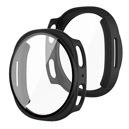 Samsung Galaxy Watch 8 44mm Uyumlu Kılıf Sert PC Kasa ve Ekran Koruyucu Kılıf
