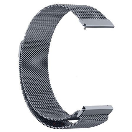 Huawei Watch GT6 Pro 46mm Uyumlu Manyetik Milanese Loop Metal Kordon 