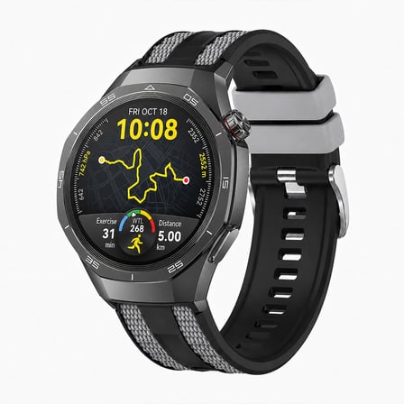 Huawei Watch GT 5 Pro 46mm Uyumlu 22mm Outdoor Tasarım Spor Silikon Kordon