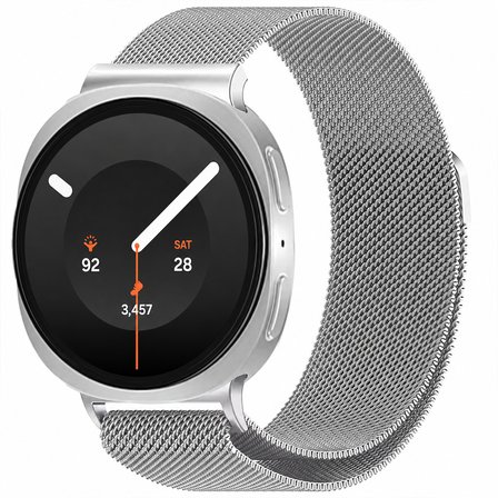 Samsung Galaxy Watch 9 40mm 44mm Uyumlu Manyetik Milanese Loop Metal Kordon