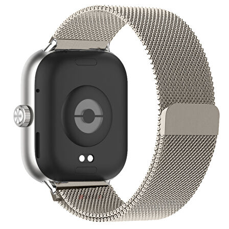 Redmi Watch 5 Active Redmi 5 Lite Uyumlu Kordon Manyetik Milanese Loop Metal Kordon 