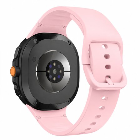 Samsung Galaxy Watch 9 44mm 40mm İle Uyumlu Metal Tokalı PureLux Soft Silikon Kordon