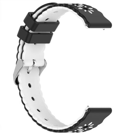 Huawei Watch GT5 41mm Uyumlu Çiçek Desenli Yumuşak Silikon Kordon Şık ve Nefes Alabilen Spor Kordon