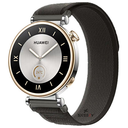 Huawei Watch GT4 41mm Uyumlu Kordon Trail Loop Cırtlı Yumuşak Kumaş Şık Kordon
