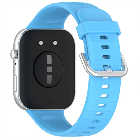 Huawei Watch Fit 4 Fit 4 Pro İle Uyumlu Metal Tokalı Yumusaş Soft Silikon Kordon Kayış