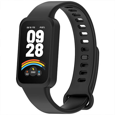 Xiaomi Mi Band 9 Active İle Uyumlu Silikon Akıllı Bileklik Kordonu