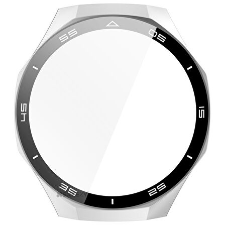 Huawei Watch GT5 Pro 46mm Kasa Uyumlu Kılıf Sert PC Kasa ve Ekran Koruyucu Kılıf