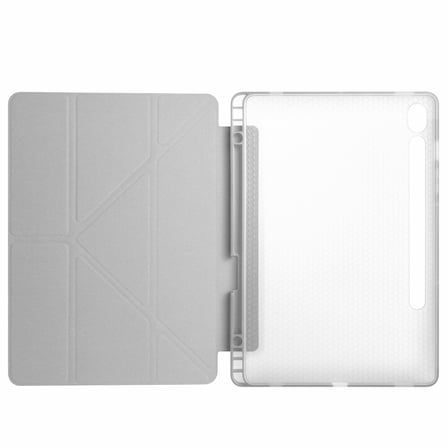 Samsung Galaxy Tab S10 FE 11 Inc SM-X520 Üçgen Katlanabilir Kalemlikli Yatay Dikey Standlı Kılıf